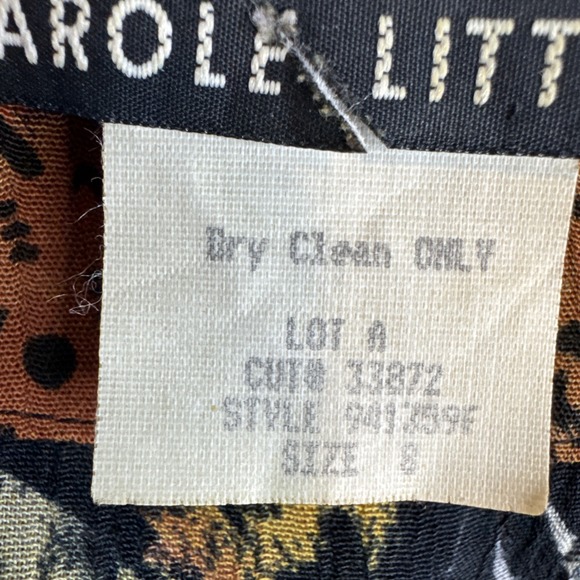 Carole Little Cheetah Print Tunic Blouse Size 8 Animal Print Top Chic - Picture 4 of 6